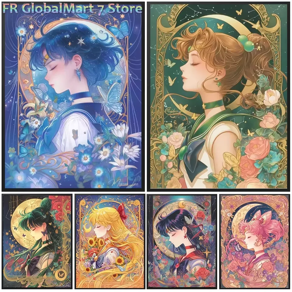 Resin Art Work - Алмазная мозаика с изображением мультяшных персонажей