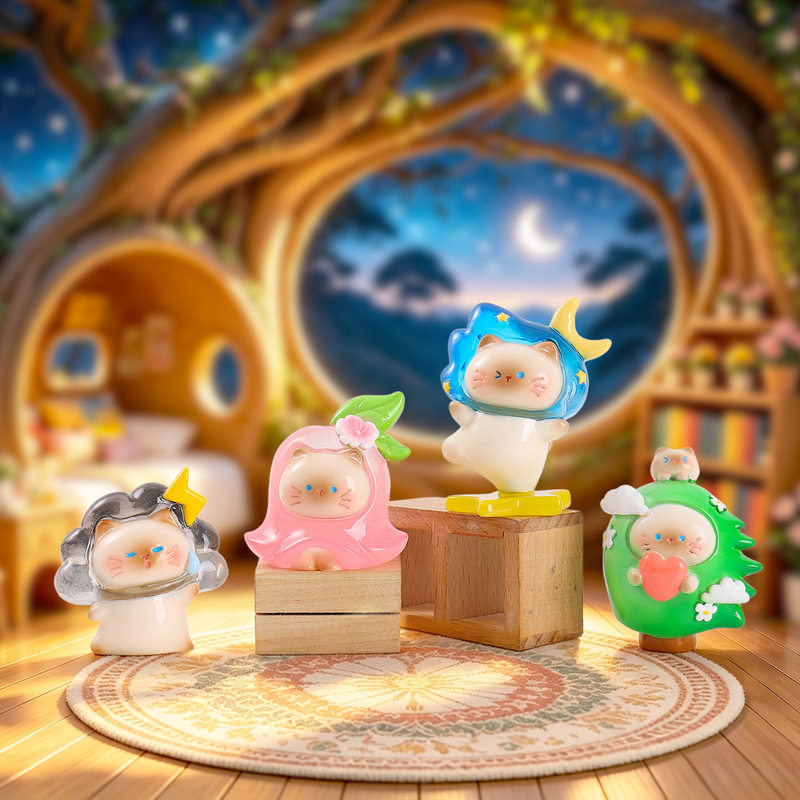 Милая фигурка «Котик, наблюдаю – обзор и цена Resin Art Case