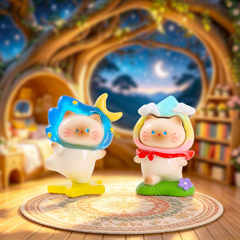 Милая фигурка «Котик, наблюдаю – обзор и цена Resin Art Case